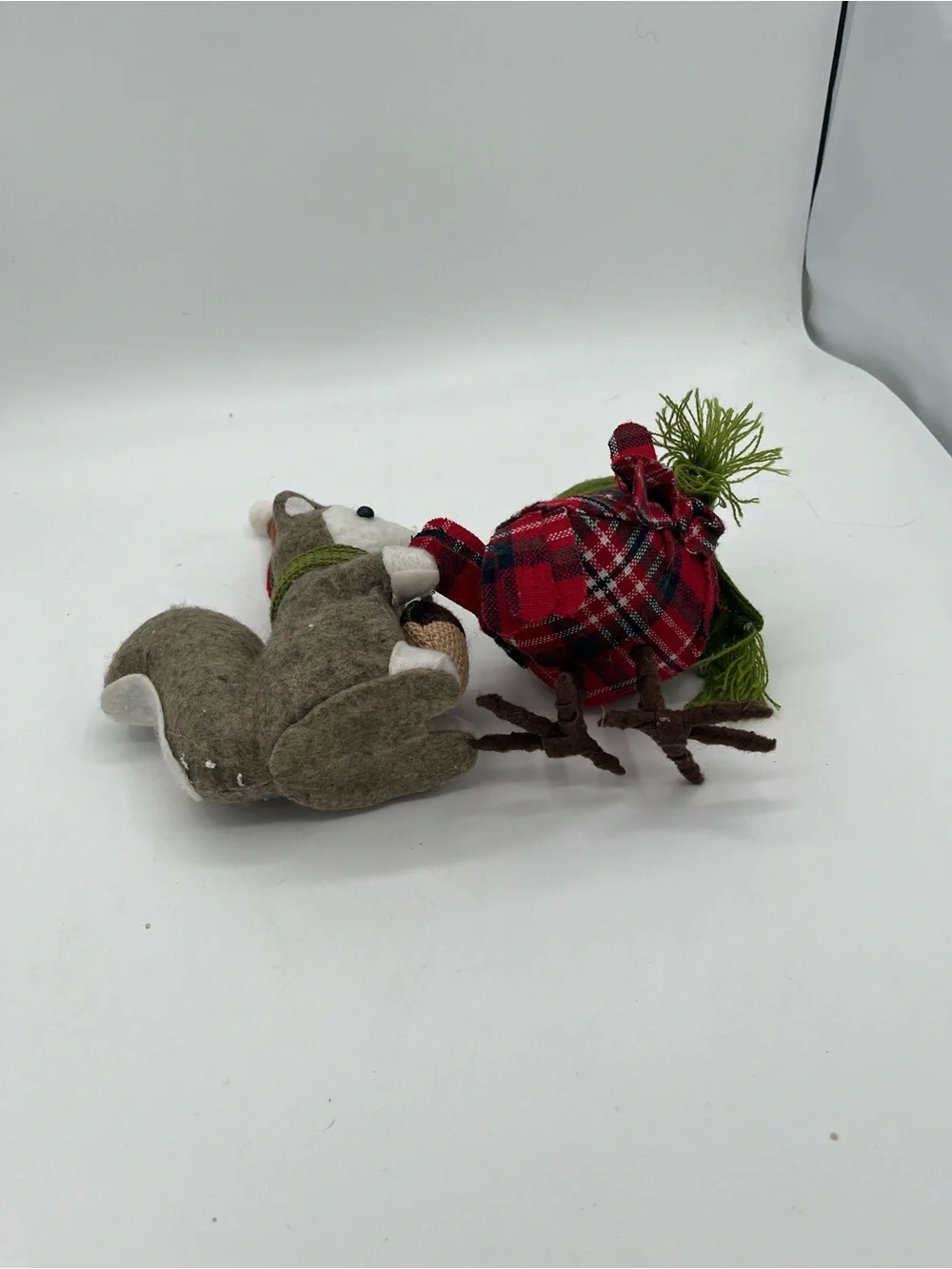 Wondershop winter Christmas squirrel &2013 feathery friend owl decorative set